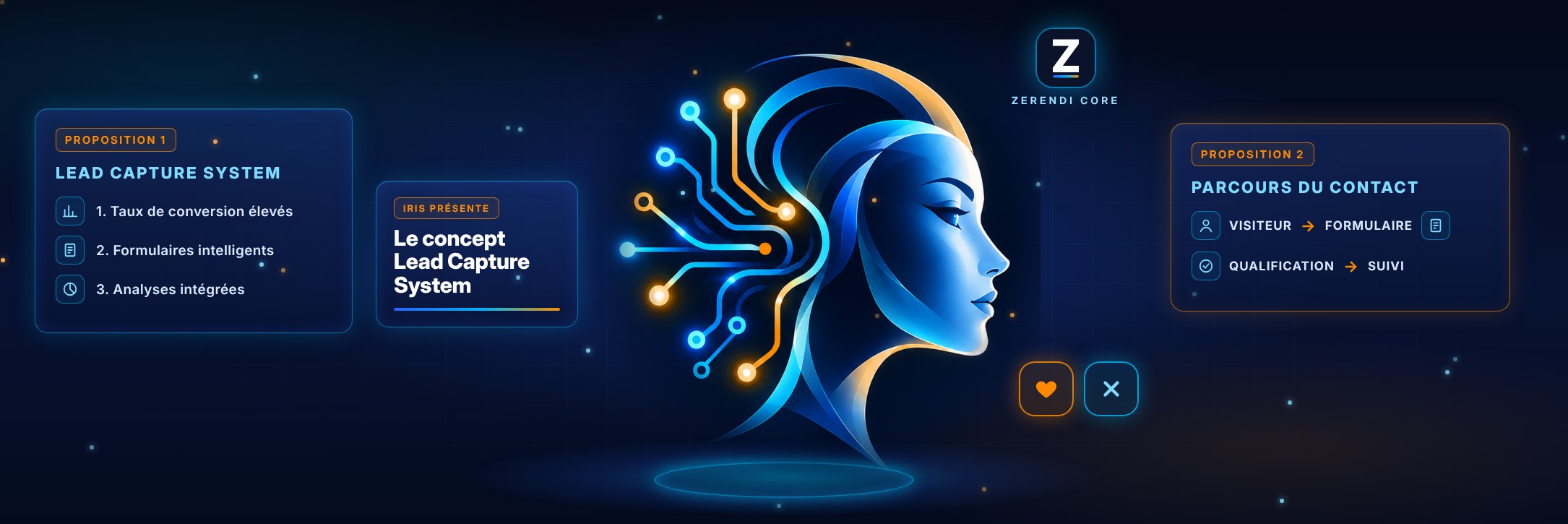Iris présente le Lead Capture System — Zerendi Studio × VocalMia