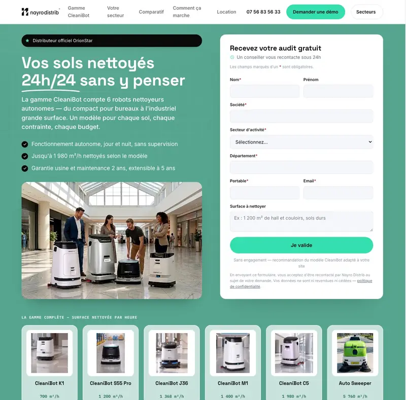 Site Nayro Distrib