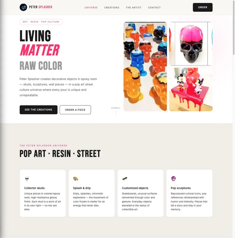 Site Peter Splasher